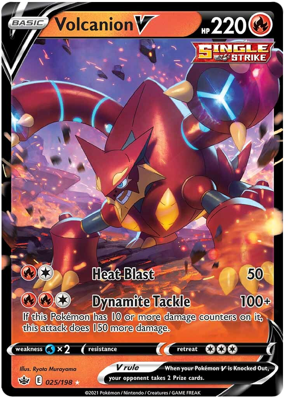 Volcanion V (025/198) [Sword & Shield: Chilling Reign] | Mindsight Gaming