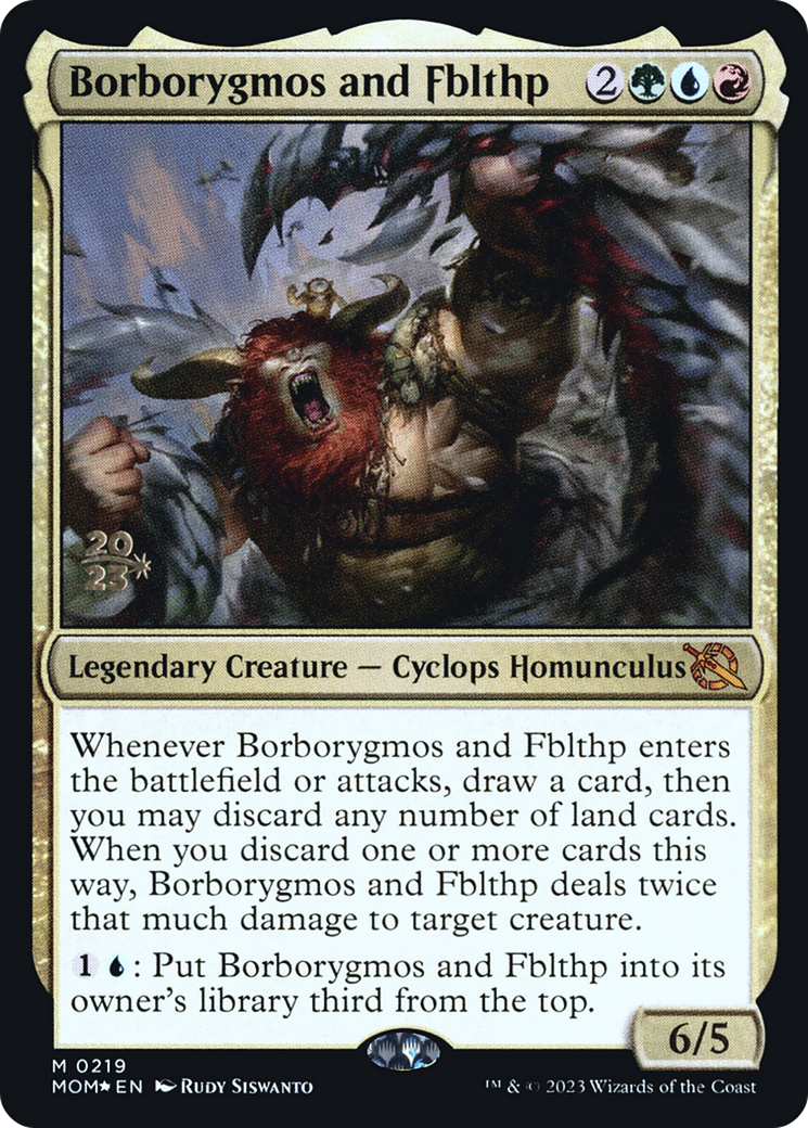 Borborygmos and Fblthp [March of the Machine Prerelease Promos] | Mindsight Gaming