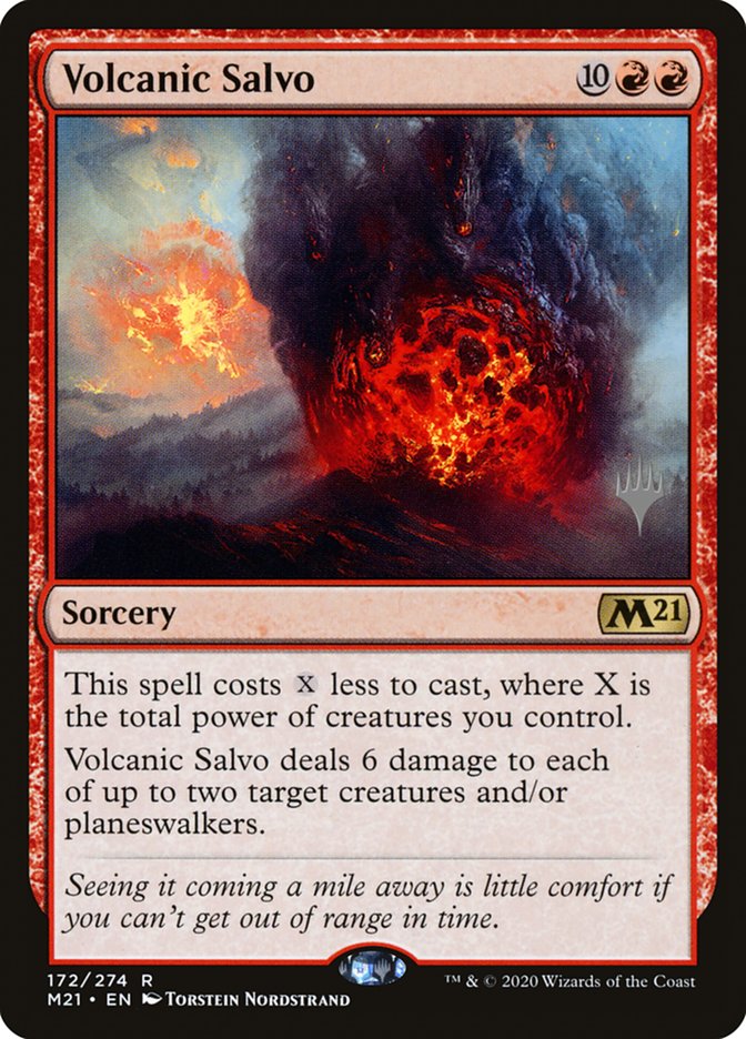 Volcanic Salvo (Promo Pack) [Core Set 2021 Promos] | Mindsight Gaming