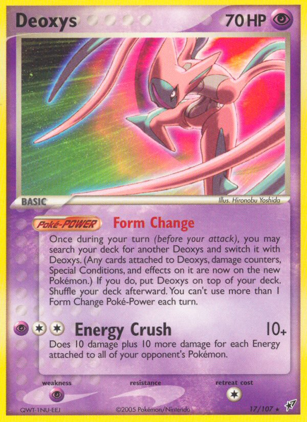 Deoxys (17/107) [EX: Deoxys] | Mindsight Gaming