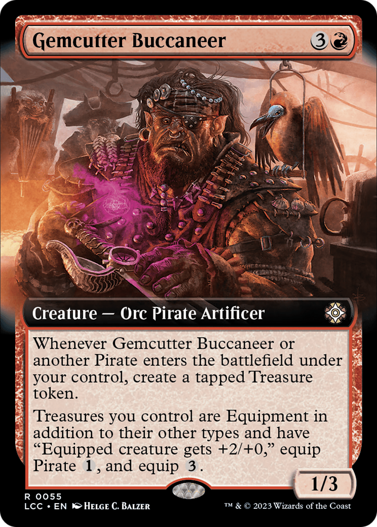 Gemcutter Buccaneer (Extended Art) [The Lost Caverns of Ixalan Commander] | Mindsight Gaming