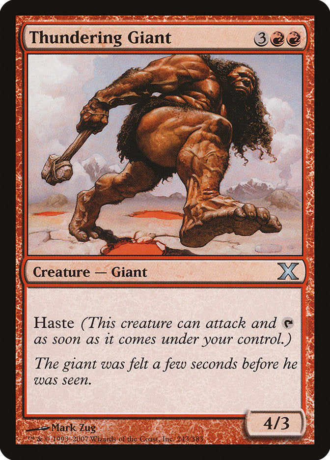 Thundering Giant [Tenth Edition] | Mindsight Gaming