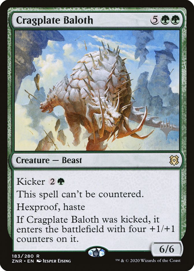 Cragplate Baloth (Promo Pack) [Zendikar Rising Promos] | Mindsight Gaming