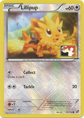 Lillipup (81/114) (League Promo) [Black & White: Base Set] | Mindsight Gaming