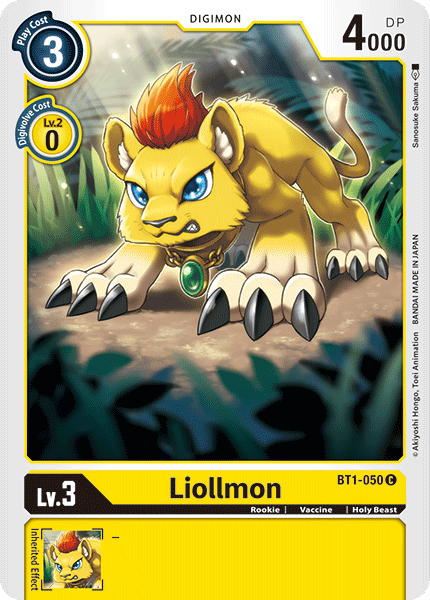 Liollmon [BT1-050] [Release Special Booster Ver.1.0] | Mindsight Gaming