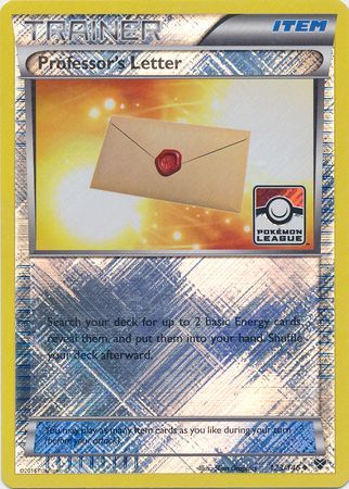 Professor's Letter (123/146) (League Promo) [XY: Base Set] | Mindsight Gaming