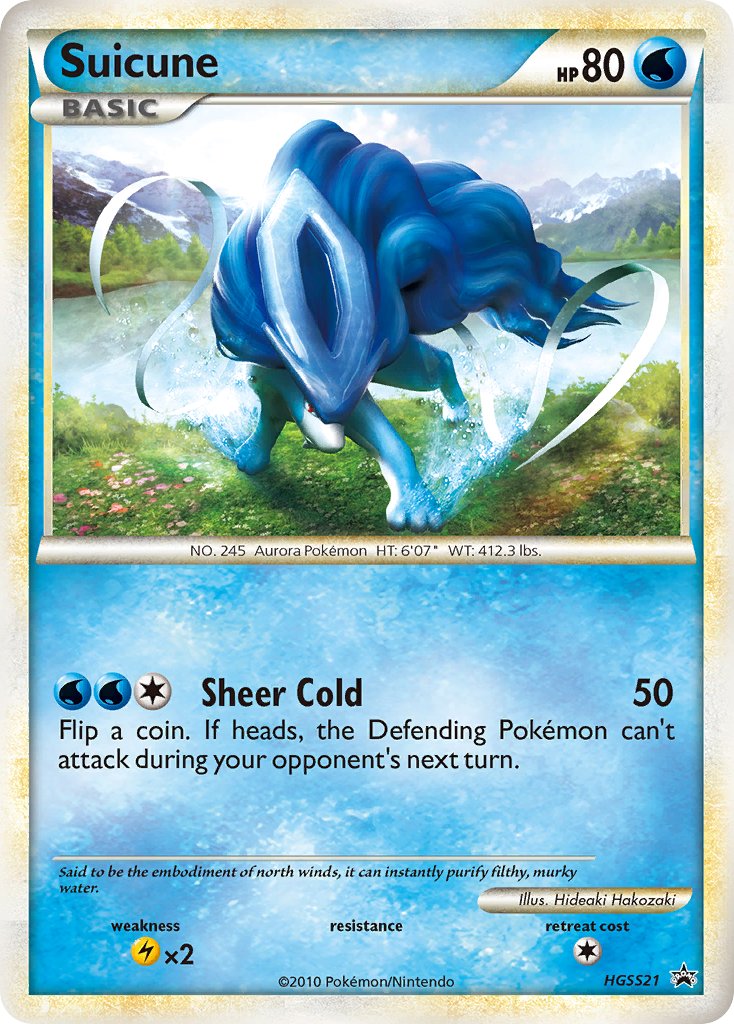 Suicune (HGSS21) [HeartGold & SoulSilver: Black Star Promos] | Mindsight Gaming