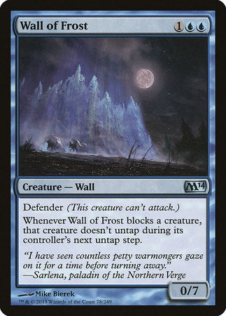 Wall of Frost [Magic 2014] | Mindsight Gaming