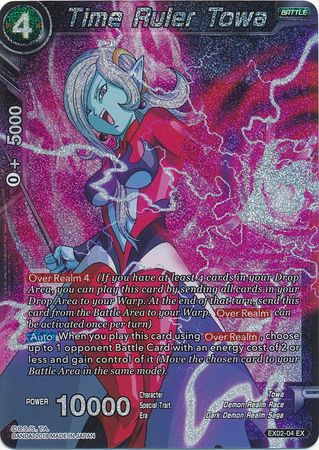 Time Ruler Towa (Foil) (EX02-04) [Dark Demon's Villains] | Mindsight Gaming