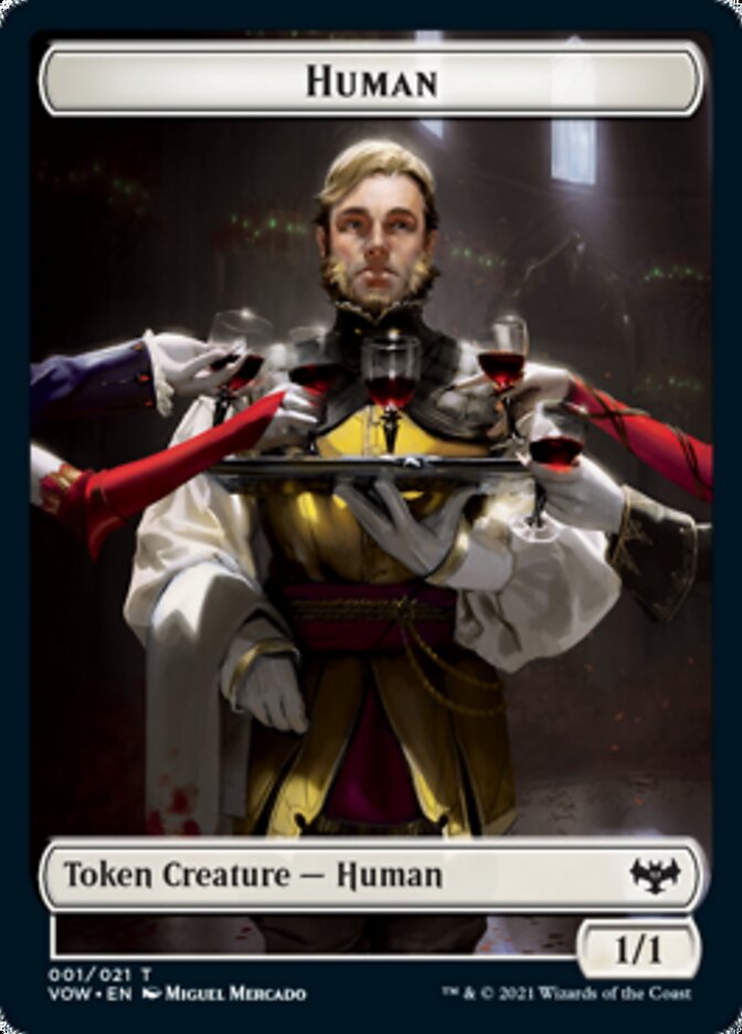 Human Token (001) [Innistrad: Crimson Vow Tokens] | Mindsight Gaming