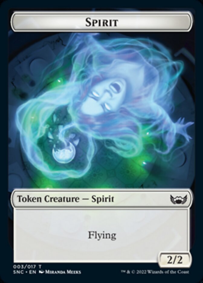 Spirit Token [Streets of New Capenna Tokens] | Mindsight Gaming