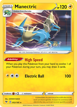 Manectric (052/185) [Sword & Shield: Vivid Voltage] | Mindsight Gaming