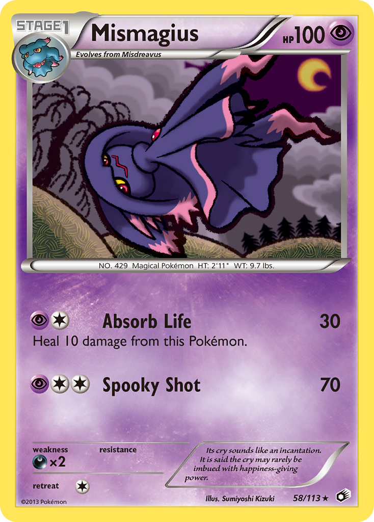 Mismagius (58/113) [Black & White: Legendary Treasures] | Mindsight Gaming