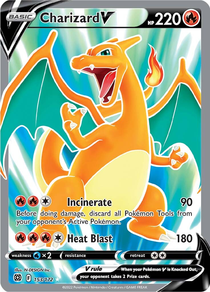 Charizard V (153/172) [Sword & Shield: Brilliant Stars] | Mindsight Gaming