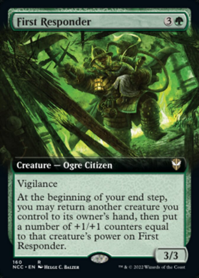 First Responder (Extended Art) [Streets of New Capenna Commander] | Mindsight Gaming