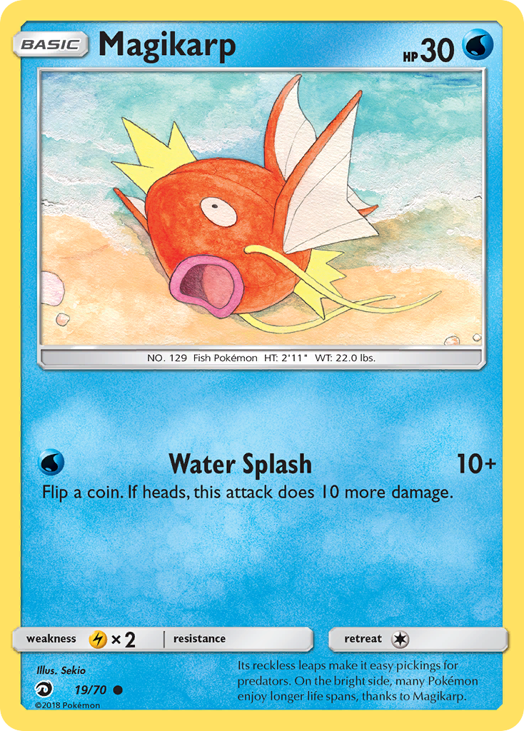 Magikarp (19/70) [Sun & Moon: Dragon Majesty] | Mindsight Gaming