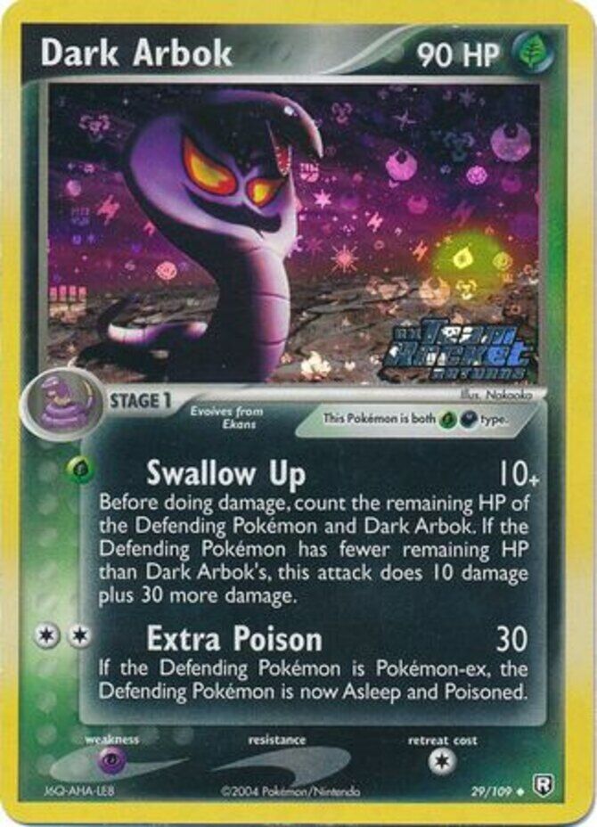 Dark Arbok (29/109) (Stamped) [EX: Team Rocket Returns] | Mindsight Gaming