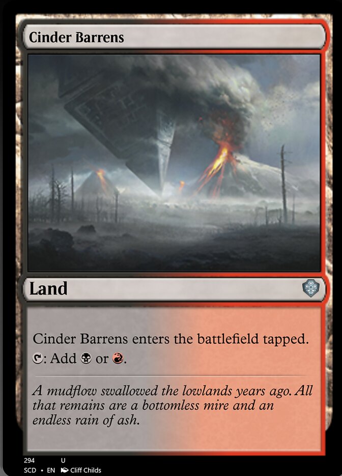 Cinder Barrens [Starter Commander Decks] | Mindsight Gaming