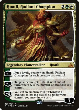 Huatli, Radiant Champion [Rivals of Ixalan Promos] | Mindsight Gaming