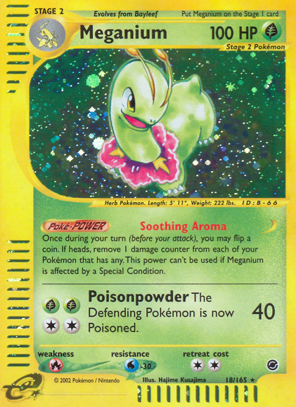 Meganium (18/165) [Expedition: Base Set] | Mindsight Gaming