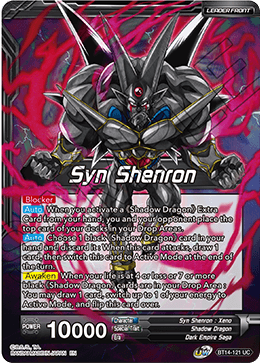 Syn Shenron // Syn Shenron, Resonance of Shadow (BT14-121) [Cross Spirits] | Mindsight Gaming