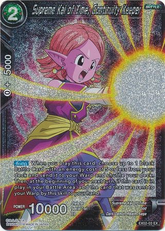 Supreme Kai of Time, Continuity Keeper (Foil) (EX02-03) [Dark Demon's Villains] | Mindsight Gaming