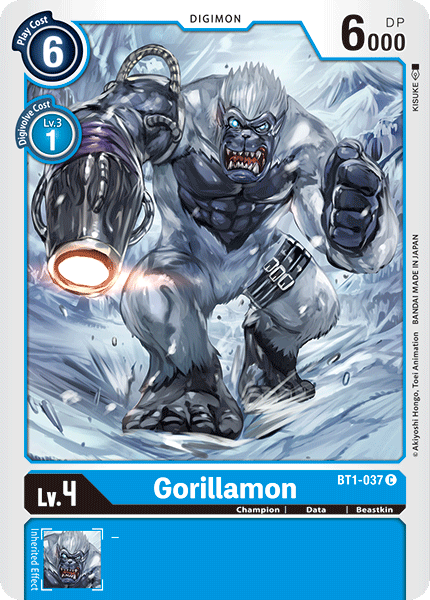 Gorillamon [BT1-037] [Release Special Booster Ver.1.0] | Mindsight Gaming