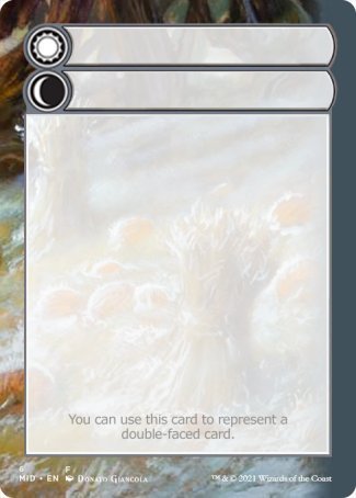 Helper Card (6/9) [Innistrad: Midnight Hunt Tokens] | Mindsight Gaming