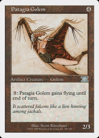 Patagia Golem [Classic Sixth Edition] | Mindsight Gaming