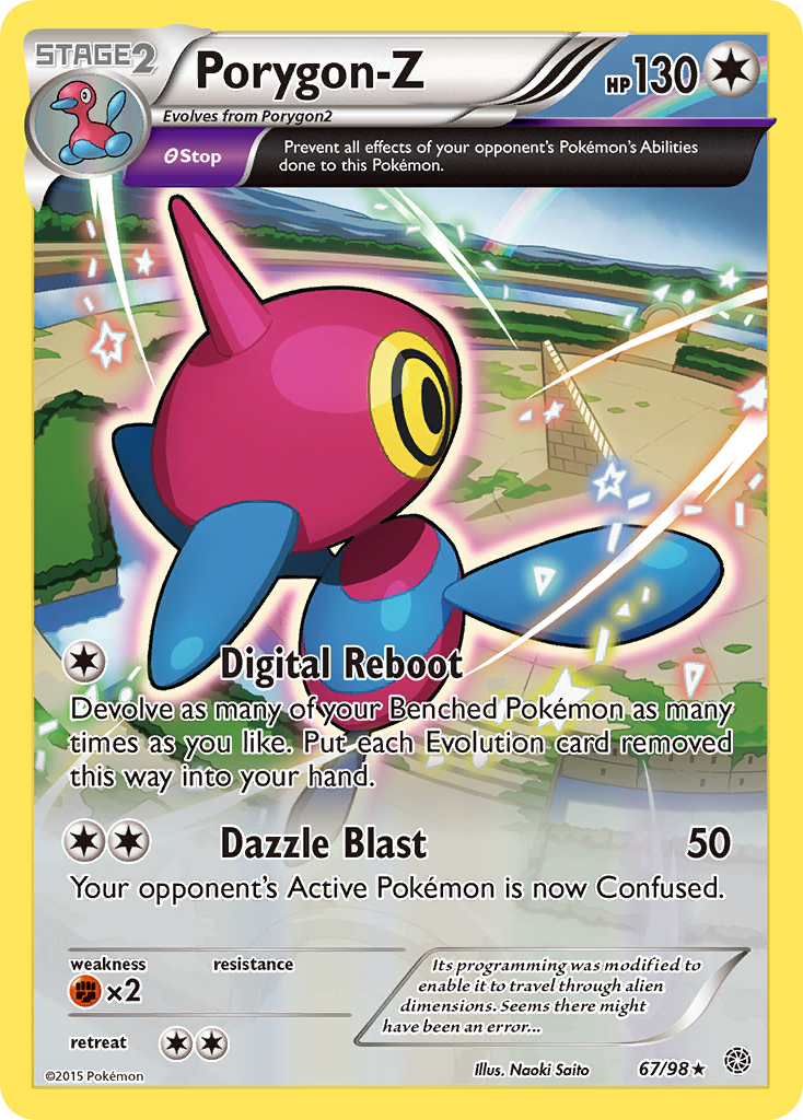 Porygon-Z (67/98) [XY: Ancient Origins] | Mindsight Gaming