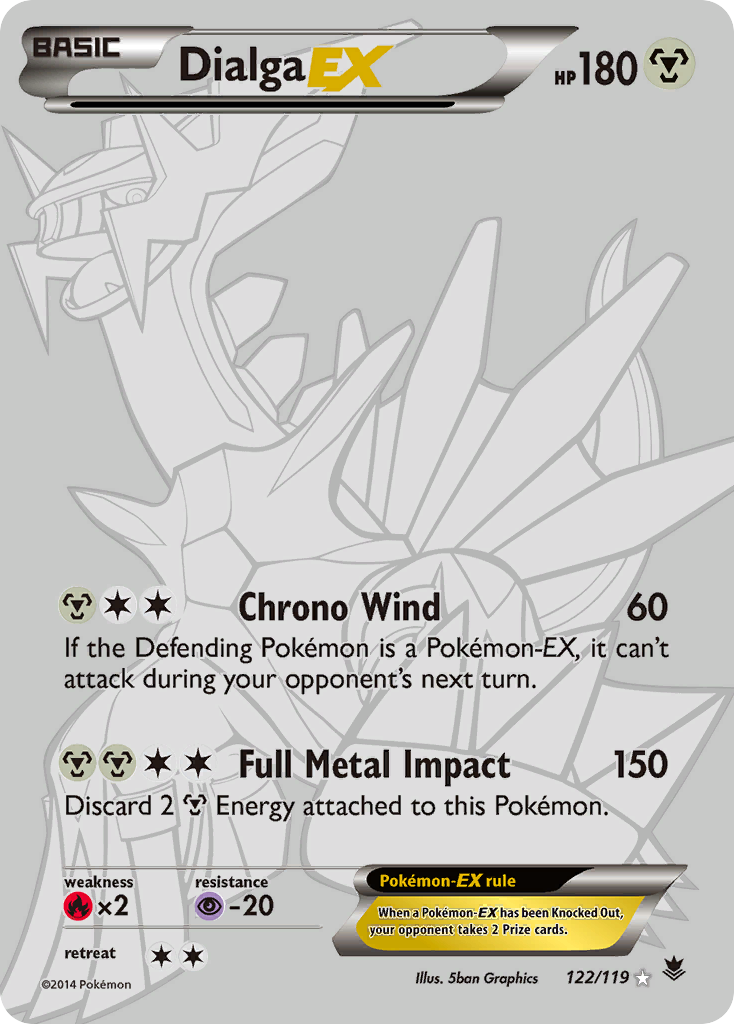 Dialga EX (122/119) [XY: Phantom Forces] | Mindsight Gaming