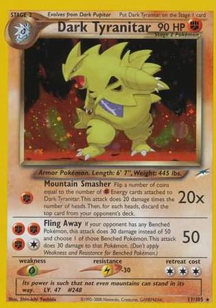 Dark Tyranitar (11/105) [Neo Destiny Unlimited] | Mindsight Gaming