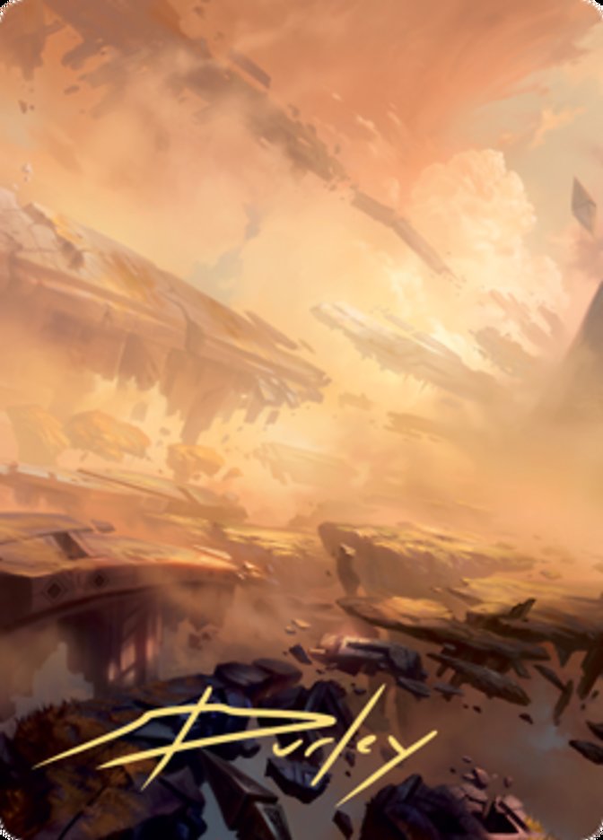 Plains 1 Art Card (Gold-Stamped Signature) [Zendikar Rising Art Series] | Mindsight Gaming