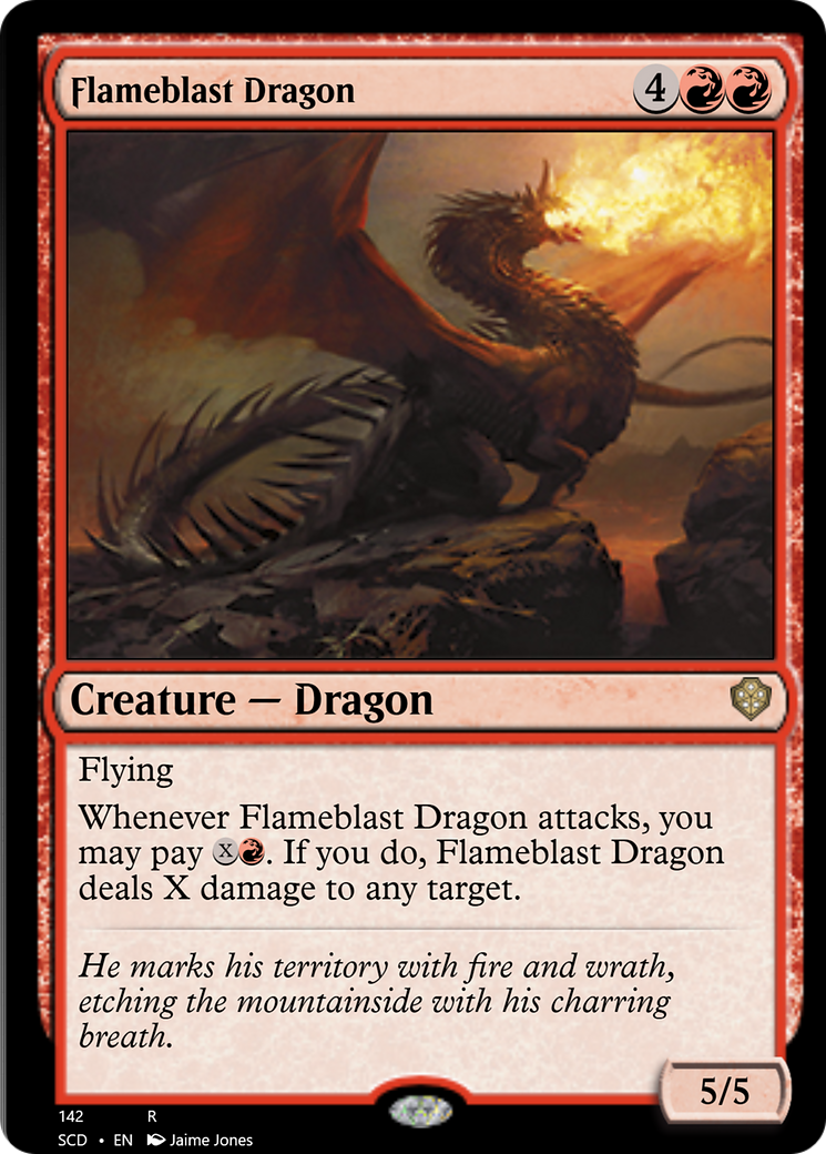 Flameblast Dragon [Starter Commander Decks] | Mindsight Gaming