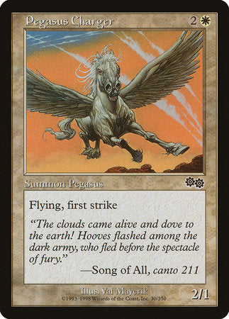 Pegasus Charger [Urza's Saga] | Mindsight Gaming