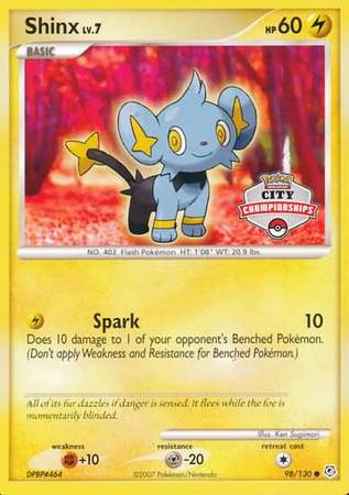 Shinx (98/130) (City Championships Promo) [Nintendo: Black Star Promos] | Mindsight Gaming