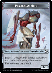 Phyrexian Mite // Phyrexian Insect Double-Sided Token [Phyrexia: All Will Be One Commander Tokens] | Mindsight Gaming