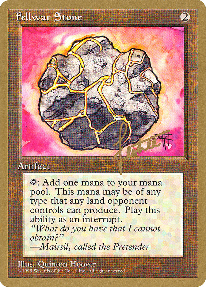 Fellwar Stone (Bertrand Lestree) [Pro Tour Collector Set] | Mindsight Gaming