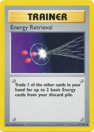 Energy Retrieval (81/102) [Base Set Shadowless Unlimited] | Mindsight Gaming