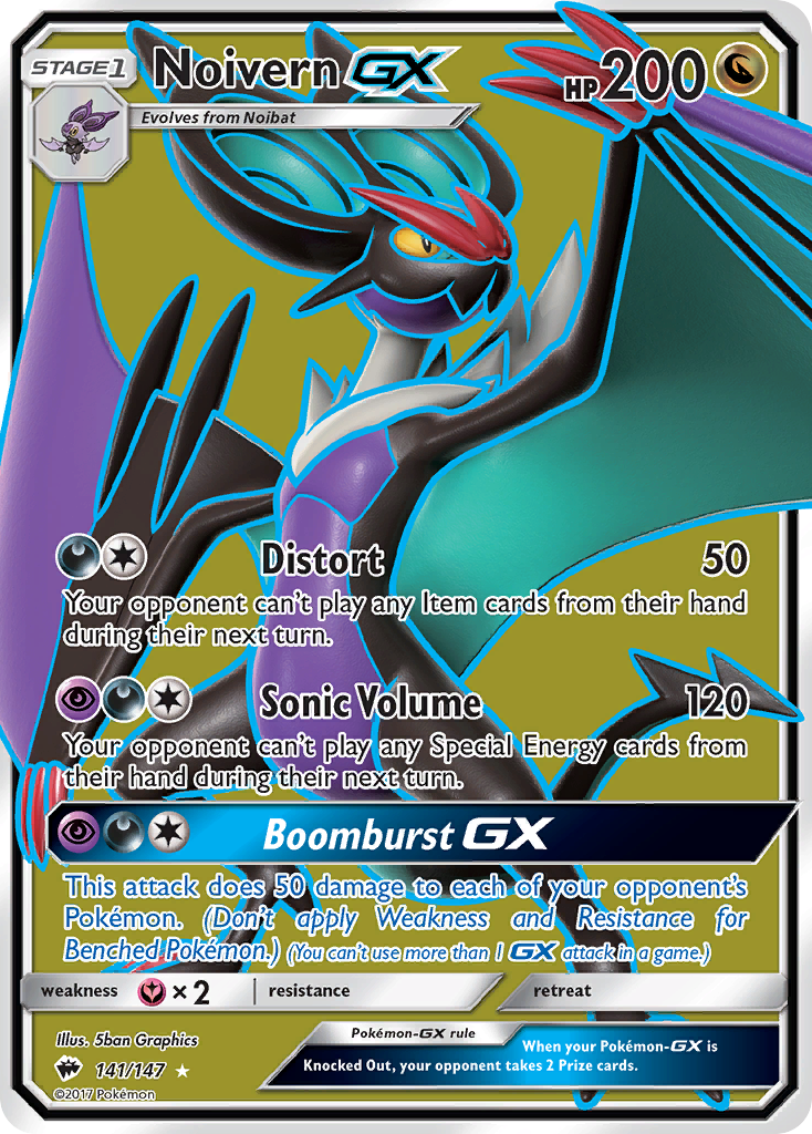 Noivern GX (141/147) [Sun & Moon: Burning Shadows] | Mindsight Gaming