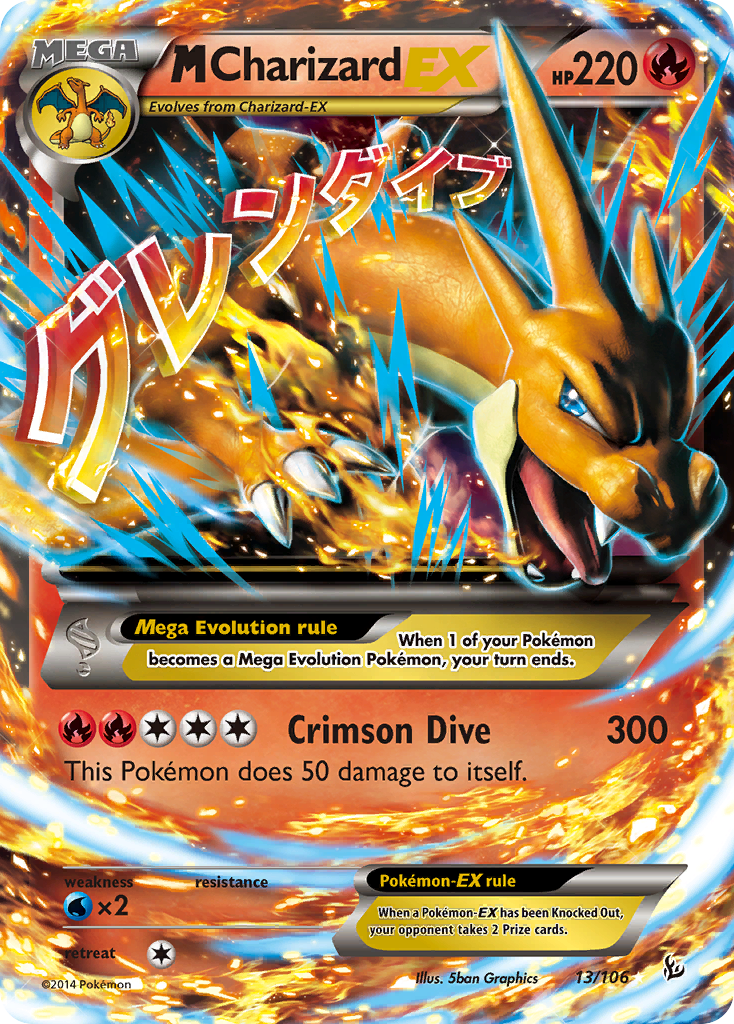 M Charizard EX (13/106) [XY: Flashfire] | Mindsight Gaming