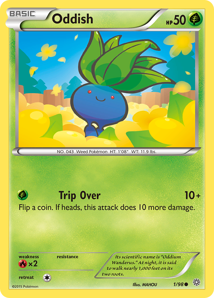 Oddish (1/98) [XY: Ancient Origins] | Mindsight Gaming