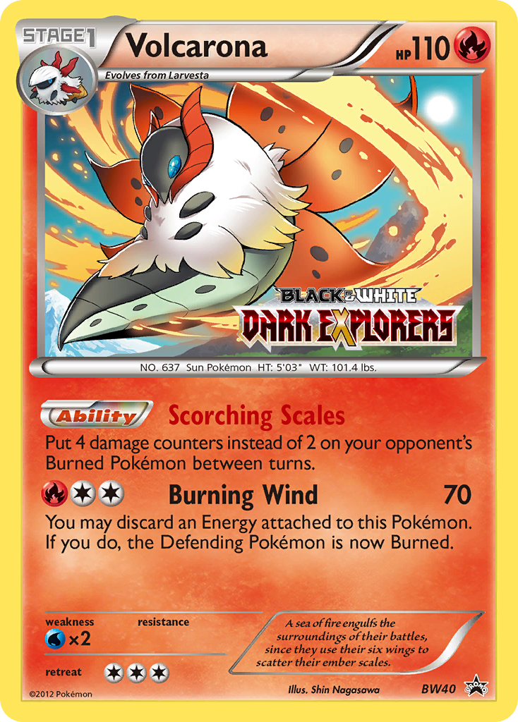 Volcarona (BW40) [Black & White: Black Star Promos] | Mindsight Gaming