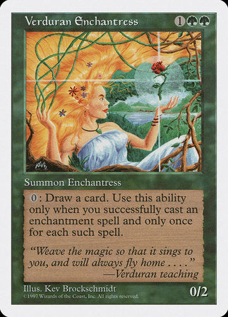 Verduran Enchantress [Fifth Edition] | Mindsight Gaming