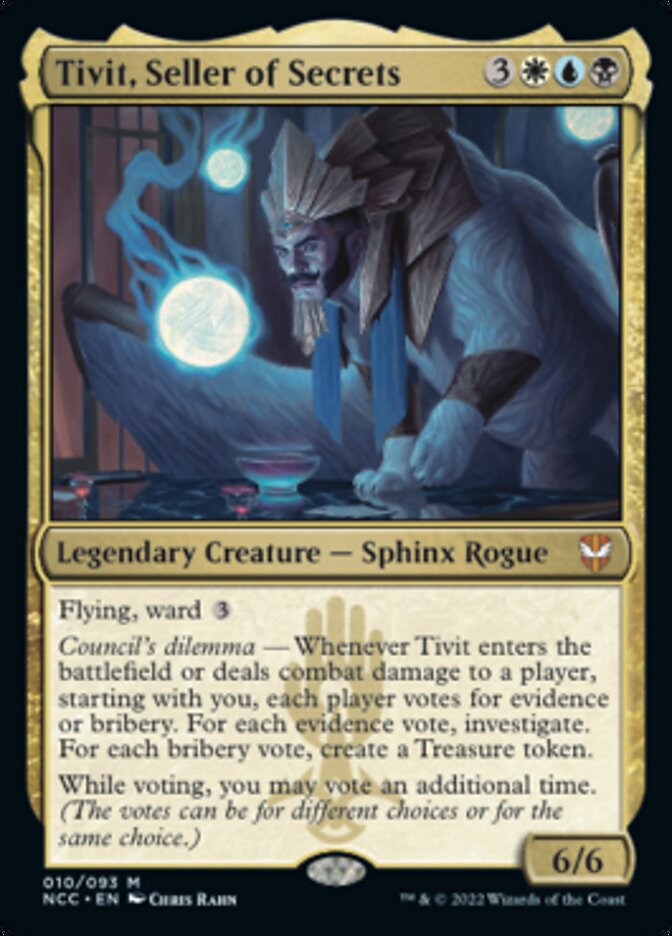 Tivit, Seller of Secrets [Streets of New Capenna Commander] | Mindsight Gaming