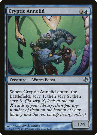 Cryptic Annelid [Duel Decks: Venser vs. Koth] | Mindsight Gaming