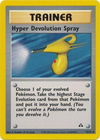 Hyper Devolution Spray (73/75) [Neo Discovery Unlimited] | Mindsight Gaming