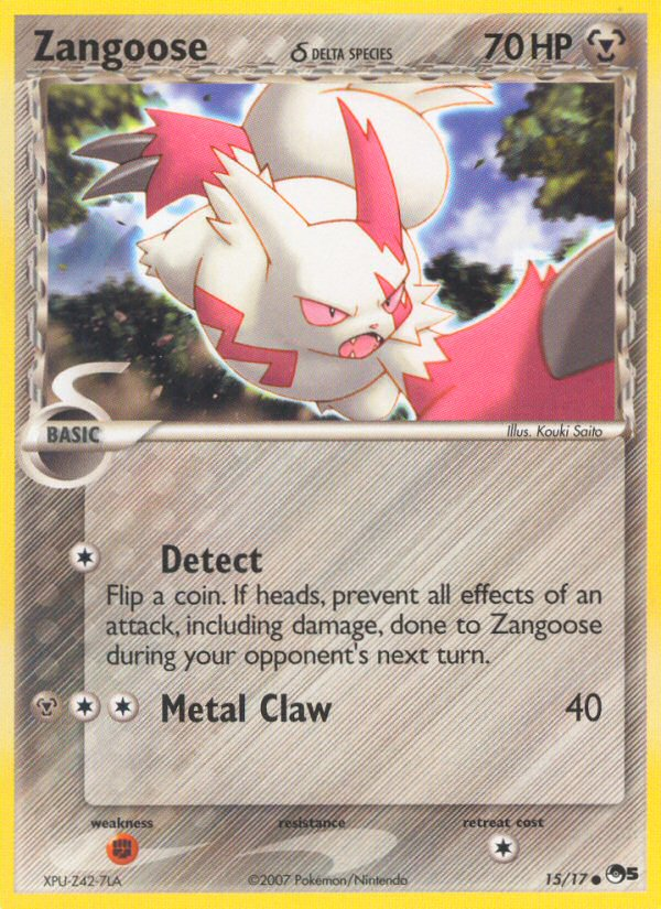 Zangoose (15/17) (Delta Species) [POP Series 5] | Mindsight Gaming