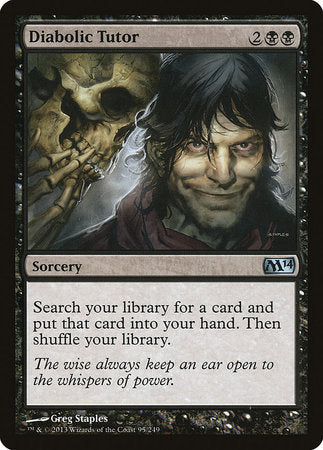 Diabolic Tutor [Magic 2014] | Mindsight Gaming