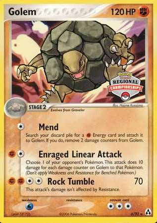 Golem (6/92) (Regional Championship Promo) [EX: Legend Maker] | Mindsight Gaming